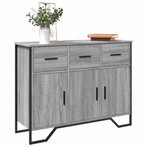 Berkfield Sideboard Grey Sonoma 97x32.5x74.5 cm Engineered Wood