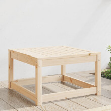 Berkfield Garden Footstool Solid Wood Pine