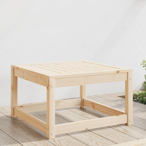Berkfield Garden Footstool Solid Wood Pine