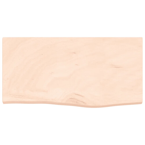 Berkfield Bathroom Countertop 60x30x(2-4) cm Untreated Solid Wood 2