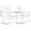 Berkfield Garden Adirondack Chairs with Tea Table Solid Fir Wood 6