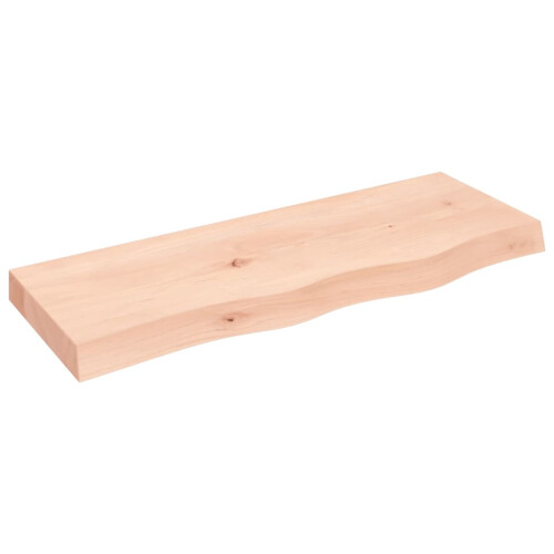 Berkfield Bathroom Countertop 80x30x(2-6) cm Untreated Solid Wood 1