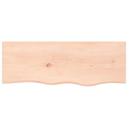 Berkfield Bathroom Countertop 80x30x(2-6) cm Untreated Solid Wood 2