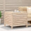 Berkfield Garden Footstool 62x63.5x53.5 cm Solid Wood Pine 1