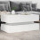 Berkfield Coffee Table with LED Lights White 90x50x40 cm 1