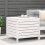 Berkfield Garden Footstool White 62x63.5x53.5 cm Solid Wood Pine 1