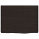 Berkfield Bathroom Countertop Dark Brown 40x30x(2-4) cm Treated Solid Wood 3