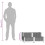 Berkfield Raised Bed 80x80x38 cm Polypropylene 8