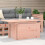Berkfield Garden Table 100x50x75 cm Solid Wood Douglas 1