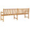 Berkfield Garden Bench 228 cm Solid Teak Wood 4
