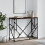 Berkfield Console Table Smoked Oak 100x40x80 cm Engineered Wood 1