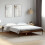 Berkfield Bed Frame without Mattress Brown Oak 150x200 cm King Size 1