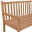 Berkfield Garden Corner Bench 185x185x90 cm Solid Teak Wood 4