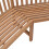 Berkfield Garden Corner Bench 185x185x90 cm Solid Teak Wood 5