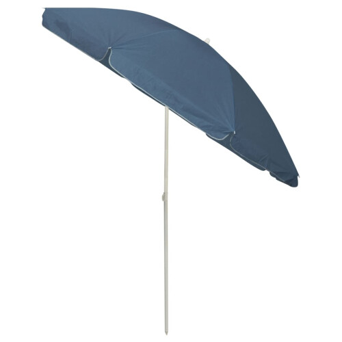 Berkfield Beach Parasol Blue 240 cm 2