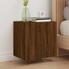 Berkfield TV Wall Cabinets 2 pcs Brown Oak 40.5x30x40 cm Engineered Wood