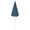 Berkfield Beach Parasol Blue 240 cm 4