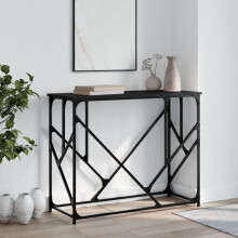 Berkfield Console Table Black 100x40x80 cm Engineered Wood