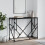 Berkfield Console Table Black 100x40x80 cm Engineered Wood 1