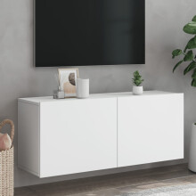 Berkfield TV Cabinet Wall-mounted White 100x30x41 cm