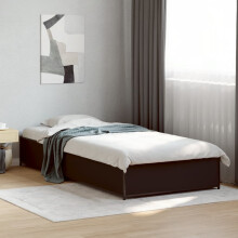 Berkfield Bed Frame without Mattress Black 100x200 cm