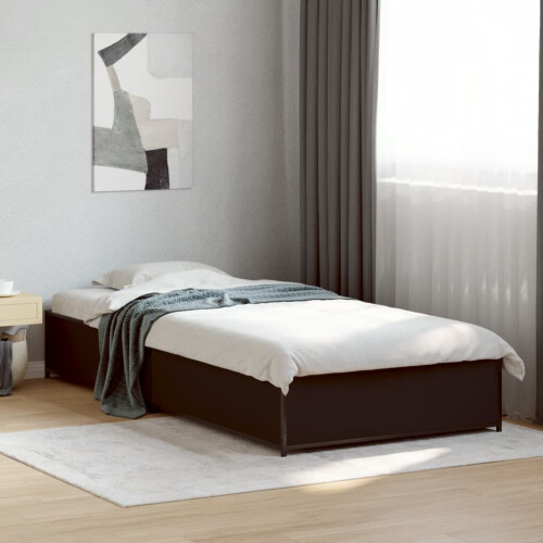Berkfield Bed Frame without Mattress Black 100x200 cm