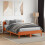 Berkfield Bed Frame without Mattress Wax Brown 140x190 cm Solid Wood Pine 1