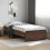 Berkfield Bed Frame without Mattress Brown Oak 75x190 cm Small Single 1