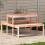 Berkfield Picnic Table 110x134x75 cm Solid Wood Douglas 1