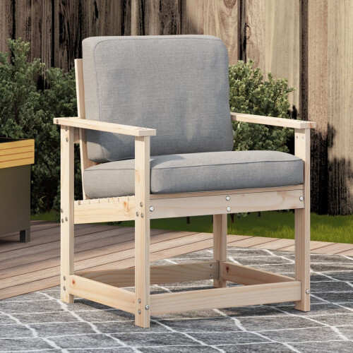 Berkfield Garden Chair 62x56x77 cm Solid Wood Pine