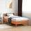 Berkfield Bed Frame without Mattress Wax Brown 75x190 cm Small Single Solid Wood Pine 1