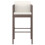 Berkfield Bar Stools 4 pcs with Cushions Brown Poly Rattan 4