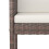 Berkfield Bar Stools 4 pcs with Cushions Brown Poly Rattan 6