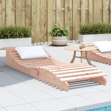 Berkfield Sun Lounger 205x60x31.5 cm Solid Wood Douglas