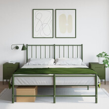 Berkfield Bedside Cabinets 2 pcs Olive Green 36x39x50.5 cm Steel