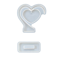 Heart Photo Frame Resin Molds,Picture Frame Silicone Mold-A02