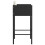 Berkfield Bar Stools 4 pcs with Cushions Black Poly Rattan 5