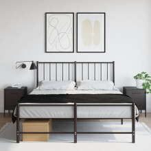 Berkfield Bedside Cabinets 2 pcs Black 36x39x50.5 cm Steel