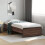 Berkfield Bed Frame without Mattress Brown Oak 90x200 cm 1