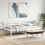 Berkfield Day Bed without Mattress White 100x200 cm Solid Wood Pine 1
