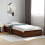 Berkfield Bed Frame without Mattress Brown Oak 75x190 cm Small Single 1
