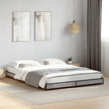 Berkfield Bed Frame without Mattress Grey Sonoma 120x200 cm