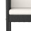 Berkfield Bar Stools 4 pcs with Cushions Black Poly Rattan 6