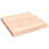 Berkfield Bathroom Countertop 40x40x(2-4) cm Untreated Solid Wood 2