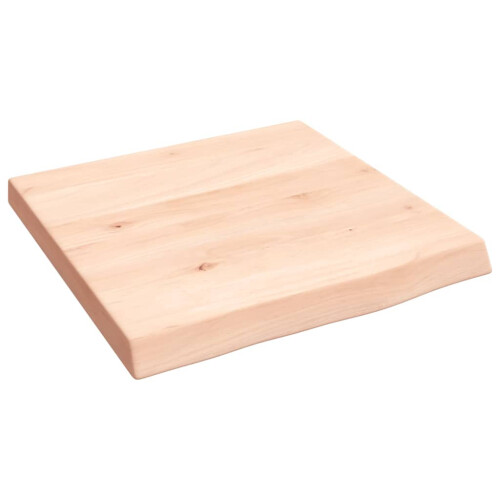 Berkfield Bathroom Countertop 40x40x(2-4) cm Untreated Solid Wood 1