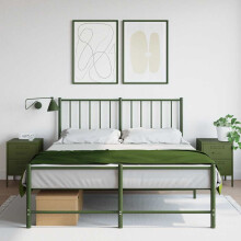 Berkfield Bedside Cabinets 2 pcs Olive Green 36x39x50.5 cm Steel