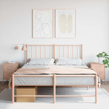 Berkfield Bedside Cabinets 2 pcs Pink 36x39x50.5 cm Steel