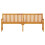 Berkfield Garden Bench 219 cm Solid Acacia Wood 3