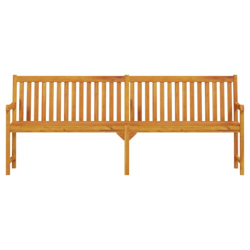 Berkfield Garden Bench 219 cm Solid Acacia Wood 2