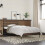 Berkfield Bed Frame without Mattress Brown Oak 90x200 cm 1
